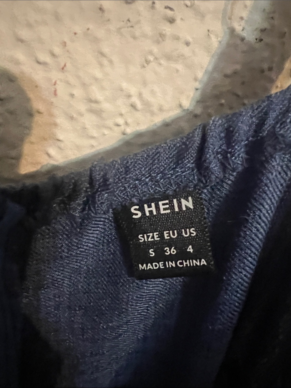 SHEIN Navy Blue Sleeveless Maxi Dress with Front Tie - Picture 2 of 3